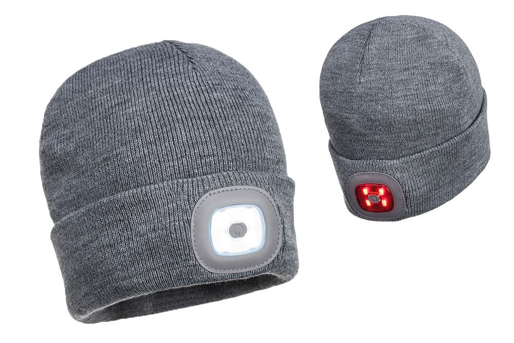 Picture of Portwest Rechargeable Twin LED Beanie