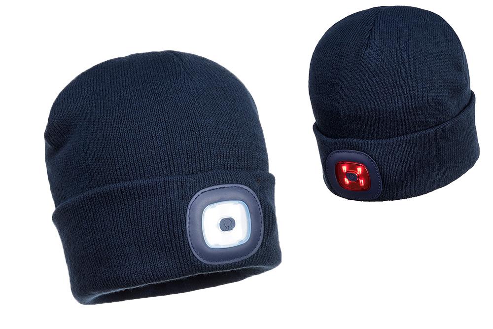 Picture of Portwest Rechargeable Twin LED Beanie
