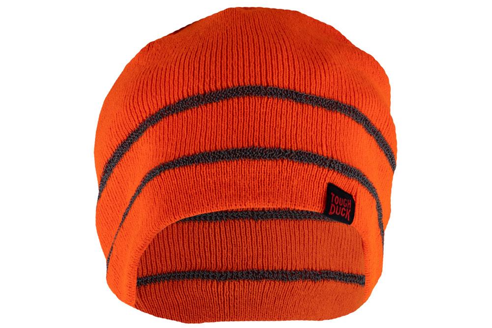 Picture of Tough Duck Hi-Vis Acrylic Knit Beanie w/ Reflective Striping