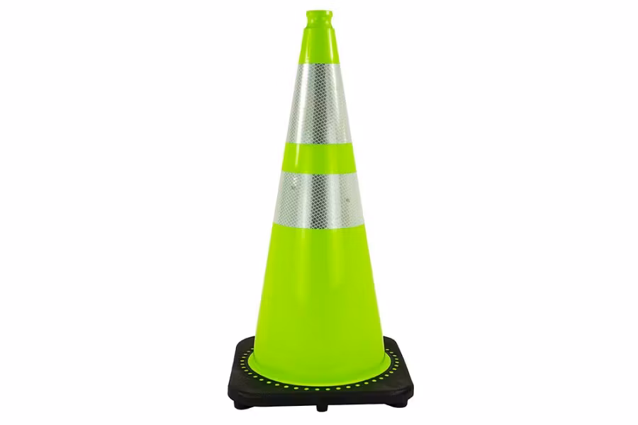 Picture of JBC Revolution Series Lime Reflective Traffic Cone