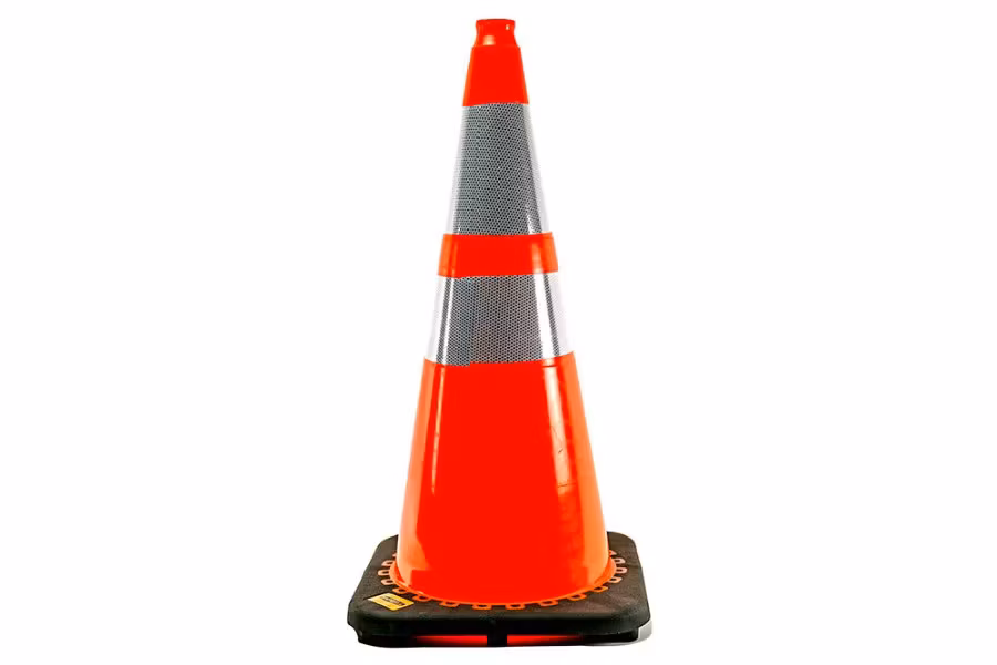 Picture of SafeAll MUTCD Orange Reflective Traffic Cone