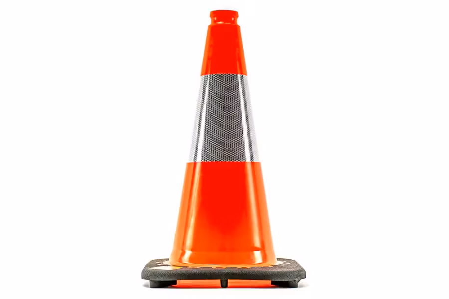 Picture of SafeAll MUTCD Orange Reflective Traffic Cone