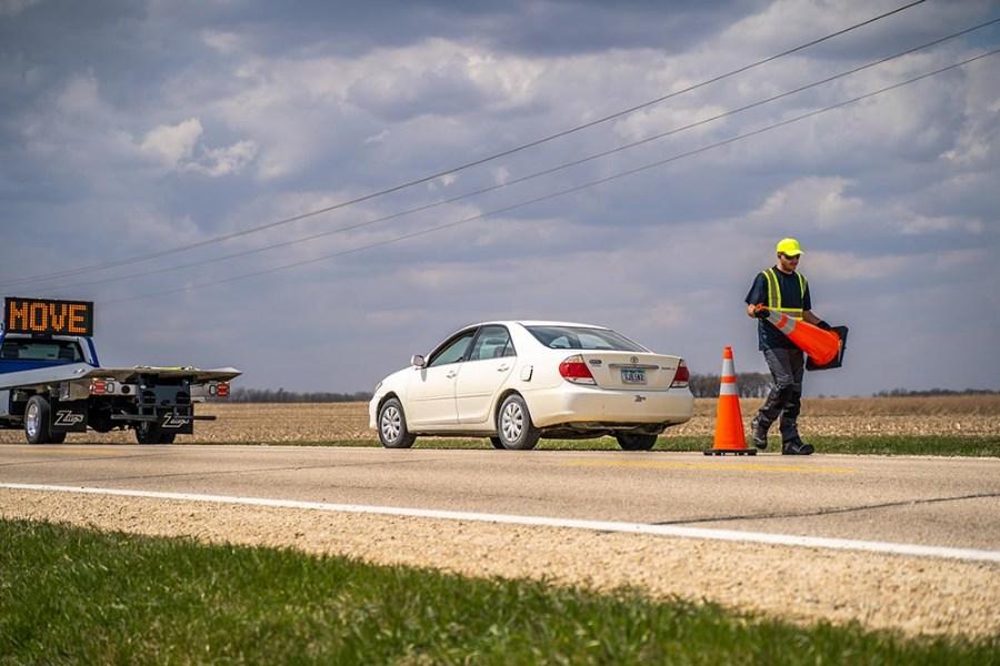 Picture of SafeAll MUTCD Orange Reflective Traffic Cone