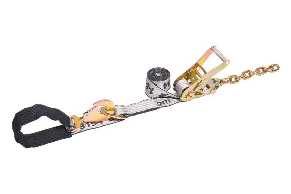 AW Direct Tow Pro Axle Tie-Down Assembly with Twisted Snap Hooks and ...