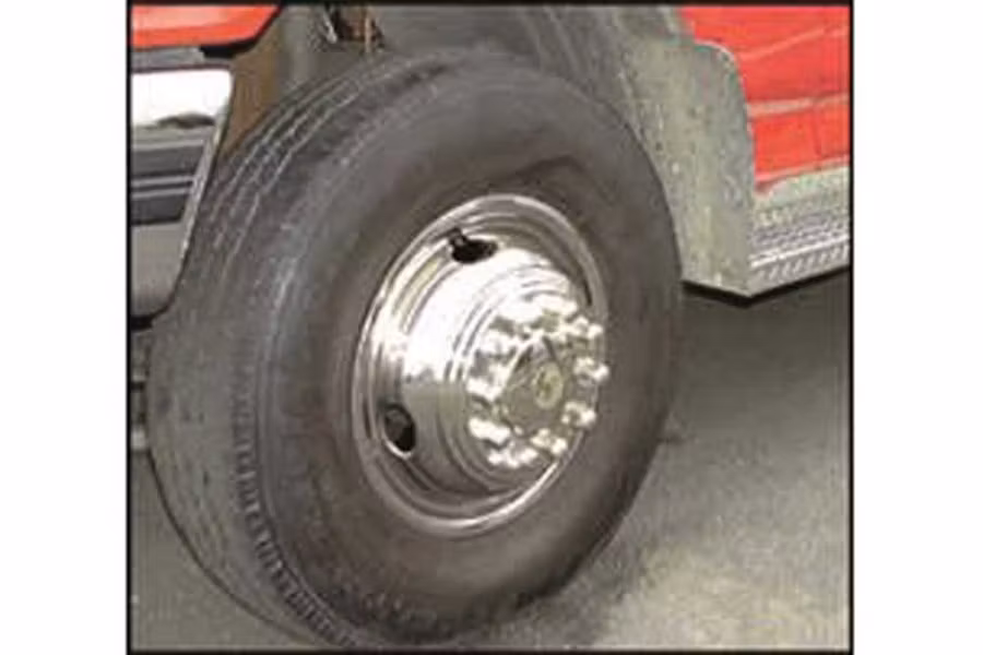 Picture of Phoenix 19.5" Stainless Steel 8-Bolt D.O.T. Wheel Simulator