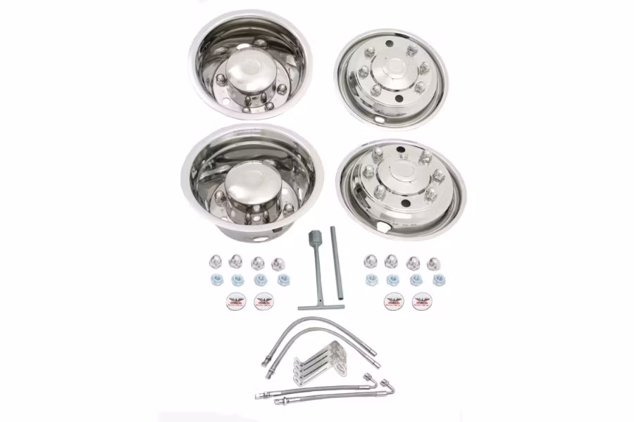 Picture of Phoenix 19.5" Stainless Steel 8-Bolt D.O.T. Wheel Simulator