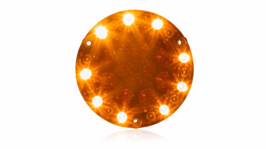 Picture of Maxxima Round Hybrid Combination STT Reverse & Amber Flash