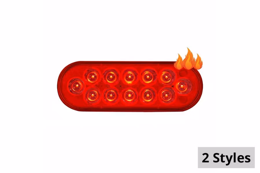 Picture of Trux Heated Red Stop, Turn and Tail LED - Option of White Reverse Light