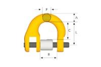 Picture of Gunnebo Classic Half-link SKT including Locking Set