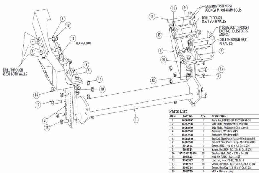 Picture of SnowDogg Mount Gm 3500 HD '91 - '02