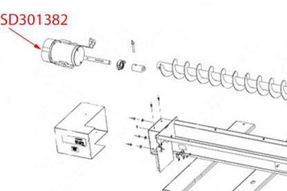 Picture of SaltDogg Motor 12V DC .75 Hp Gear