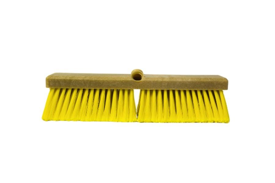 Picture of Bruske 14" Yellow Truck Wash Poly Block Brush