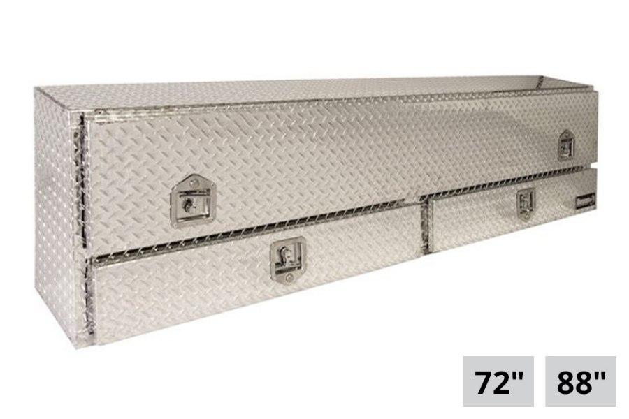 Picture of Buyers T-Handle Diamond Tread Aluminum Contractor Truck Box w/ 2 Drawers