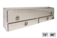 Picture of Buyers T-Handle Diamond Tread Aluminum Contractor Truck Box w/ 2 Drawers