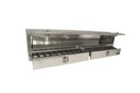 Picture of Buyers T-Handle Diamond Tread Aluminum Contractor Truck Box w/ 2 Drawers