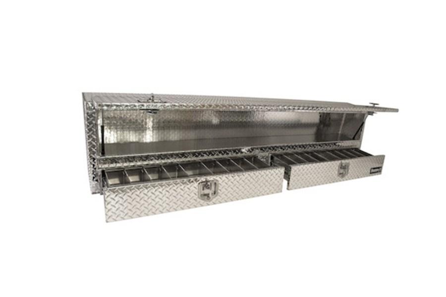 Picture of Buyers T-Handle Diamond Tread Aluminum Contractor Truck Box w/ 2 Drawers