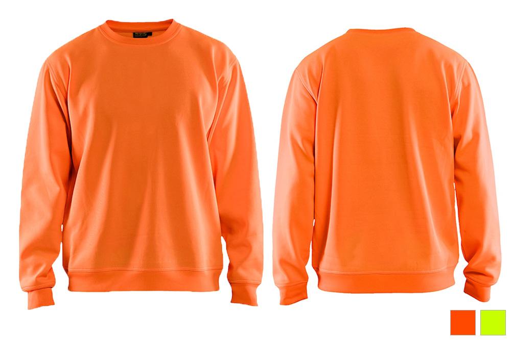 Picture of Blaklader Visibility Crew Neck Sweatshirt