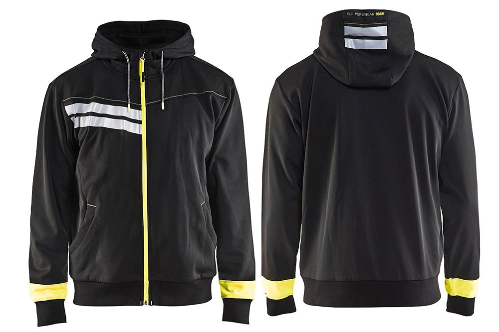 Picture of Blaklader Enhanced Visibility Zip-Up Sweatshirt