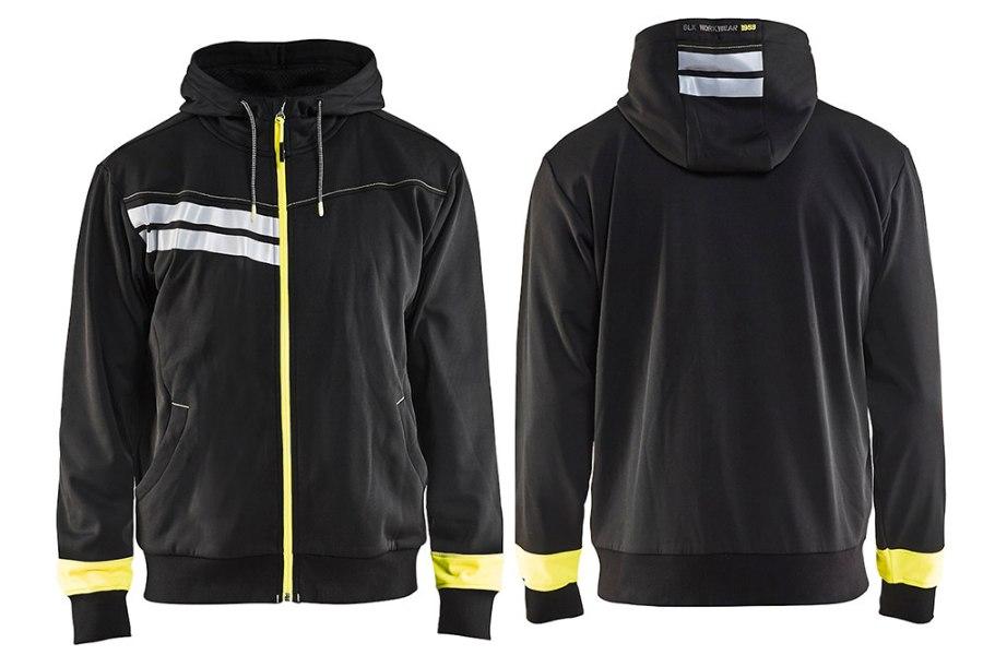 Picture of Blaklader Enhanced Visibility Zip-Up Sweatshirt