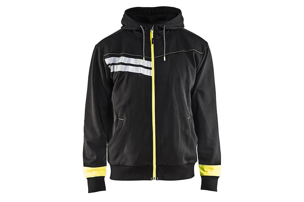 Picture of Blaklader Enhanced Visibility Zip-Up Sweatshirt