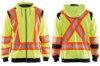 Picture of Blaklader Hi-Vis Zip-Up Sweatshirt with Contrasting Tape