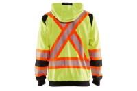 Picture of Blaklader Hi-Vis Zip-Up Sweatshirt with Contrasting Tape