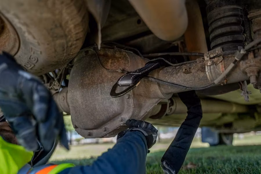 Picture of AW Direct Replacement Magnetic Axle Strap with Wear Pad and Delta Rings