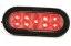 Picture of Maxxima LED Red Oval Body Light - Clear Lens