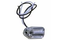 Picture of Maxxima LED License Light - 1.7" X 1" With Stainless Steel Chrome Bezel