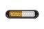 Picture of Maxxima LED Ultra Thin Profile Clear Lens Warning Light, .9", White/Amber
