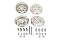 Picture of Phoenix Stainless Steel D.O.T. Dual Wheel Simulator 19.5" x 6.75" 8 Lug 4 HH 33MM Lug Nut Covers for 22mm Lug Nuts