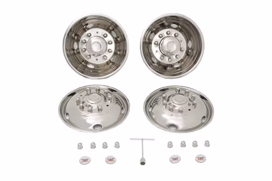 Picture of Phoenix Stainless Steel 19.5" Wheel Simulators 2005-2025 Ford
F-450/F-550