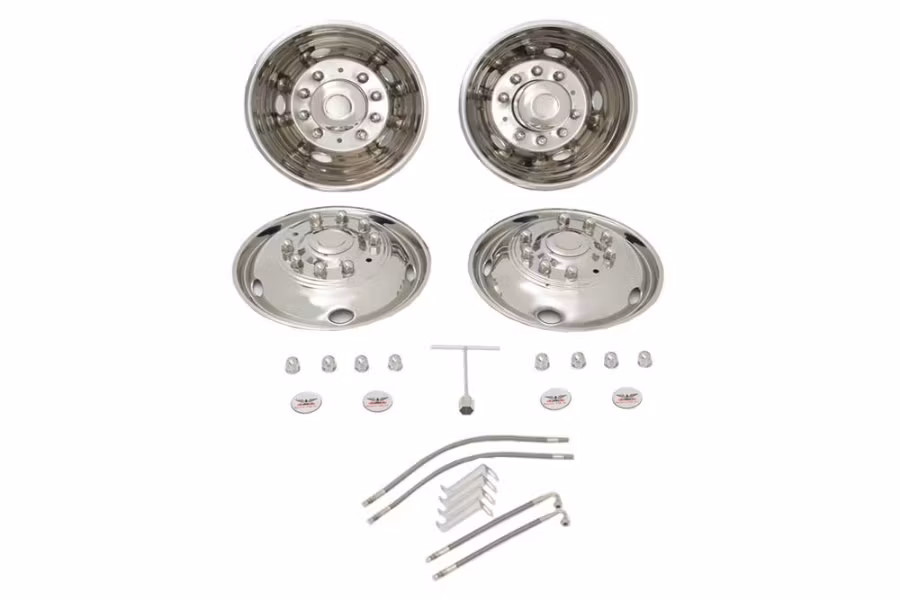 Picture of Phoenix Stainless Steel 19.5" Wheel Simulators 2005-2025 Ford
F-450/F-550