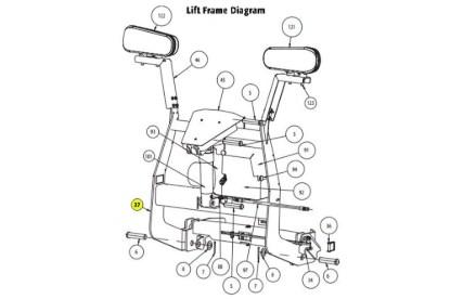 Picture of SnowDogg Lift Frame Weldment CM/VXFII