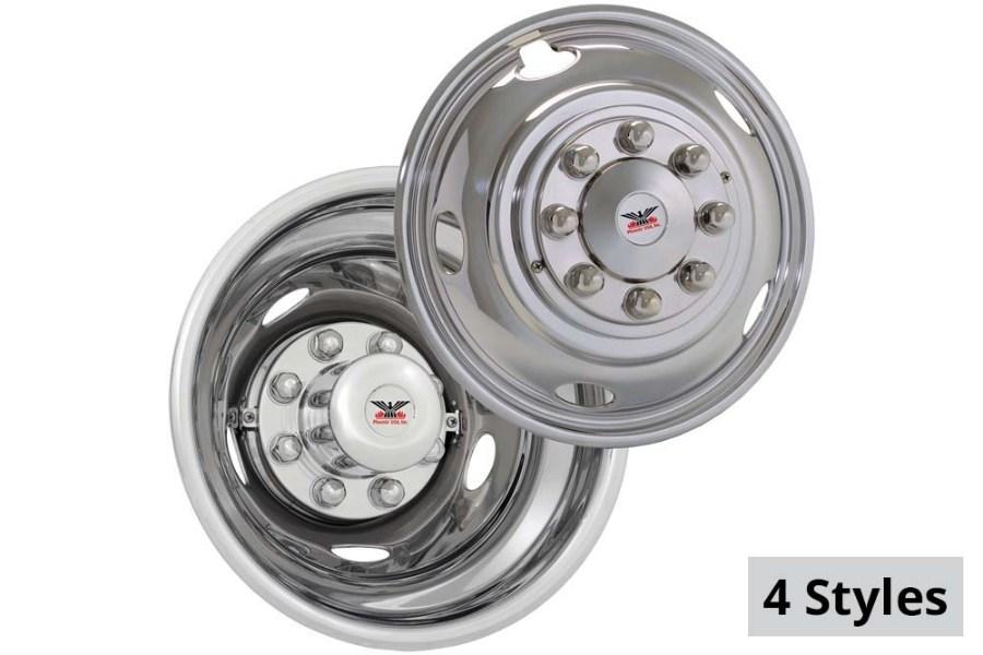 Picture of Phoenix Stainless Steel Custom Dual Wheel Simulator for 17" 8 Lug 5 HH 2WD / 4WD 2003 - 2018 Dodge 3500
