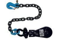 Picture of B/A Products Snatch Blocks w/ Chain and Twist Lock Grab Hook