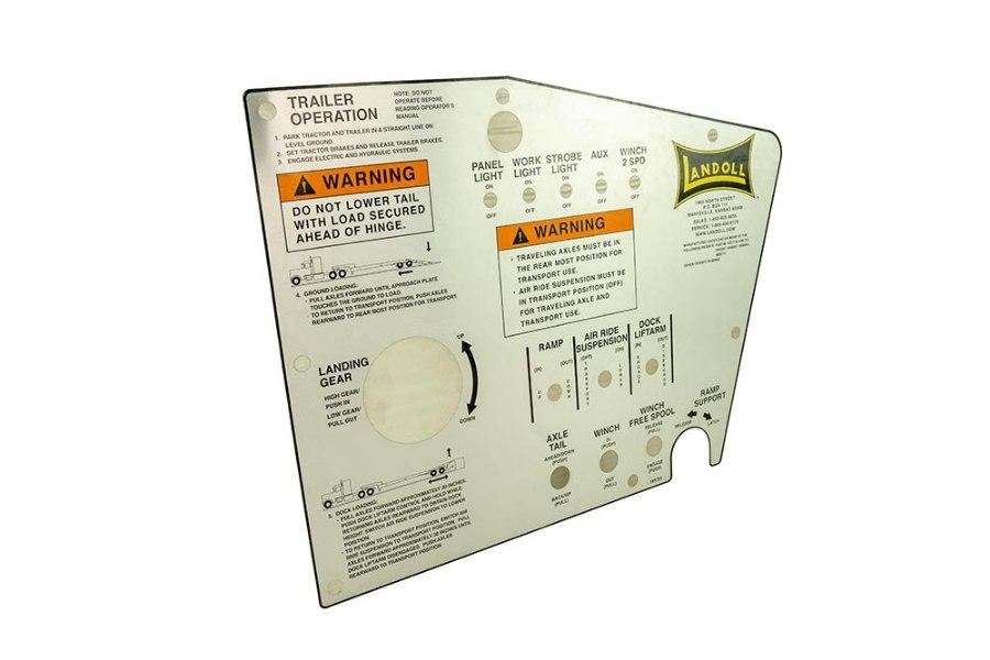 Picture of Landoll 900 Placard Control Panel