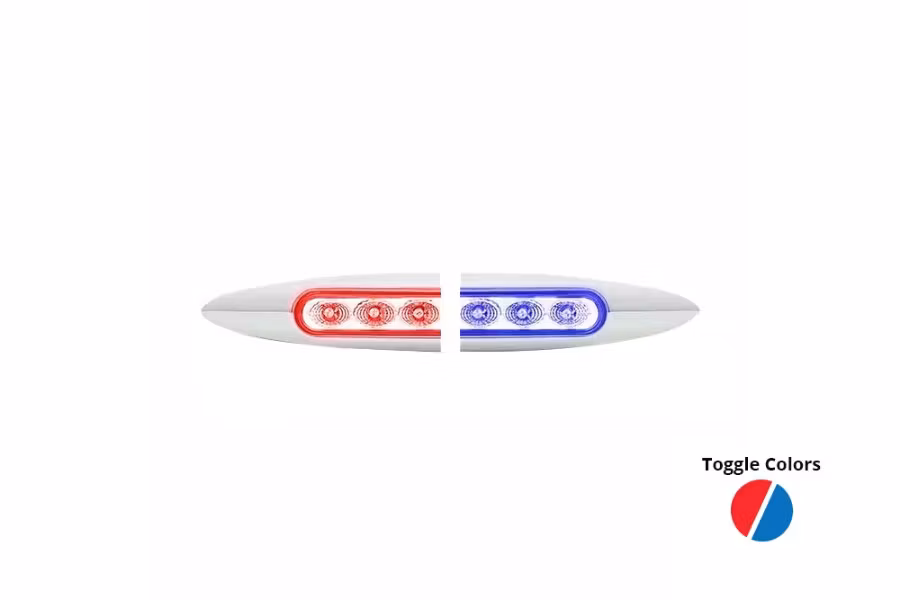 Picture of Trux 6" Dual Revolution Marker to Auxiliary Slim LED Light