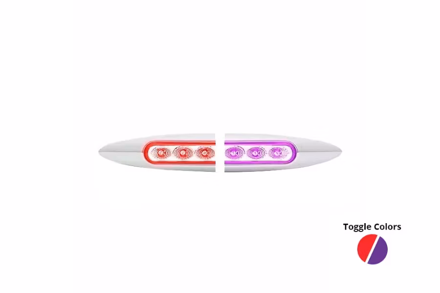 Picture of Trux 6" Dual Revolution Marker to Auxiliary Slim LED Light