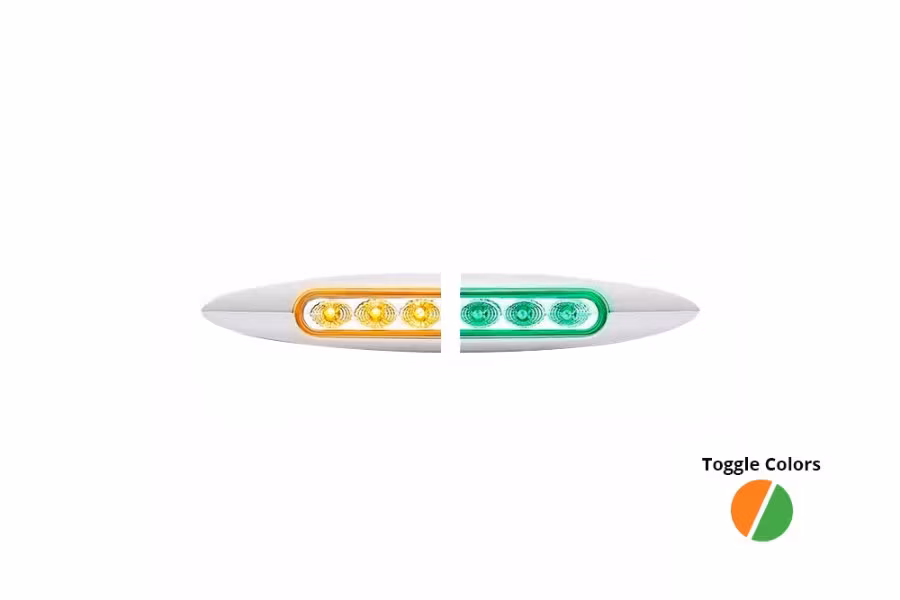 Picture of Trux 6" Dual Revolution Marker to Auxiliary Slim LED Light