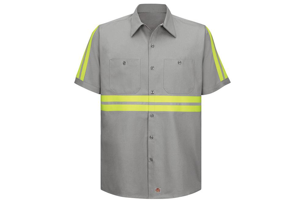 Picture of Red Kap Enhanced Visibility Short Sleeve Cotton Work Shirt