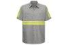 Picture of Red Kap Enhanced Visibility Short Sleeve Cotton Work Shirt