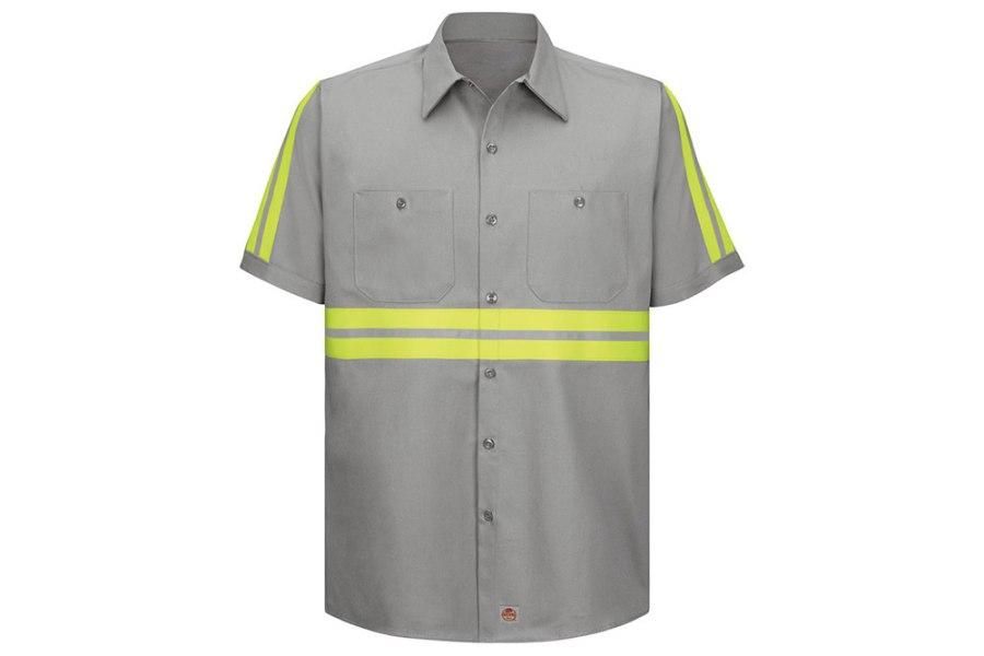Picture of Red Kap Enhanced Visibility Short Sleeve Cotton Work Shirt