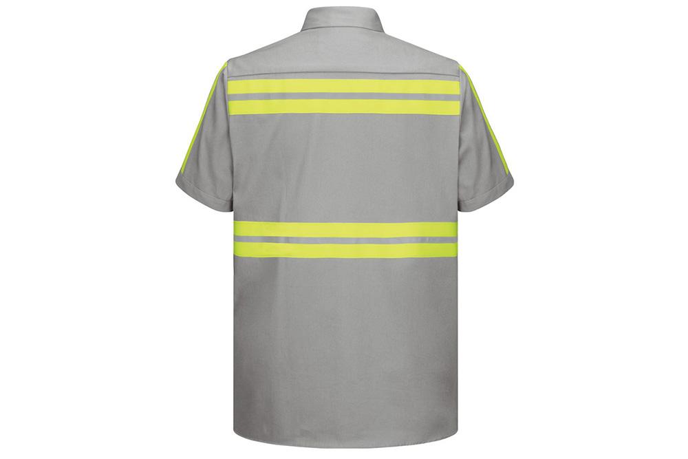 Picture of Red Kap Enhanced Visibility Short Sleeve Cotton Work Shirt