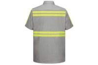 Picture of Red Kap Enhanced Visibility Short Sleeve Cotton Work Shirt