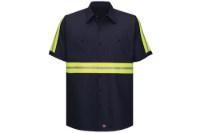 Picture of Red Kap Enhanced Visibility Short Sleeve Cotton Work Shirt