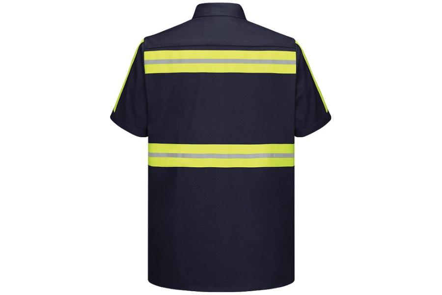 Picture of Red Kap Enhanced Visibility Short Sleeve Cotton Work Shirt