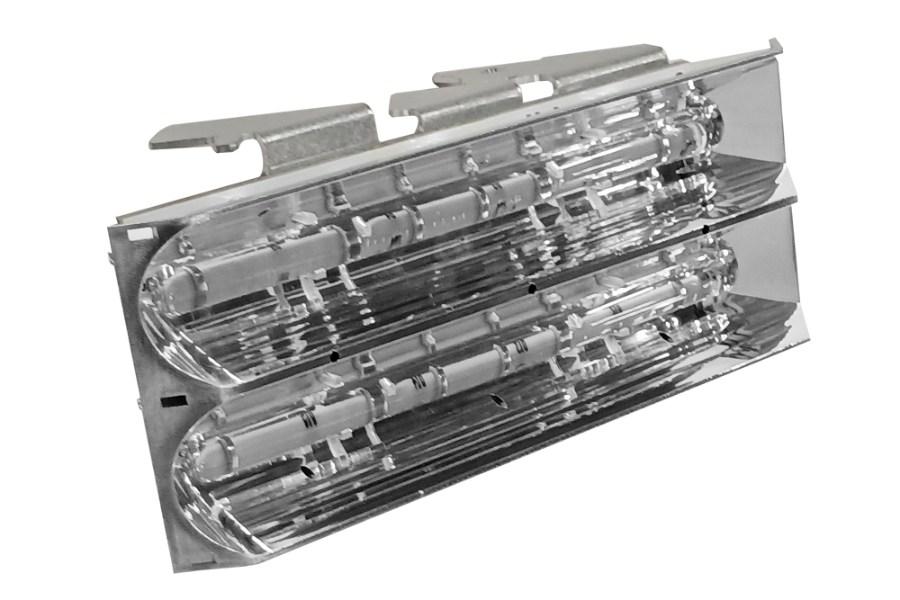 Picture of Whelen Freedom IV R-Front/ L-Rear Blue Corner Assembly