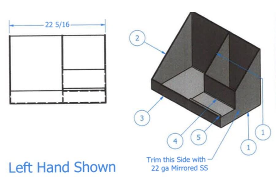 Zip's Custom Gas & Garbage Can Holder w/ Step Additional view