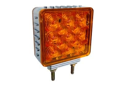 Picture of Maxxima Square Chrome Double Face Pedestal Amber Light